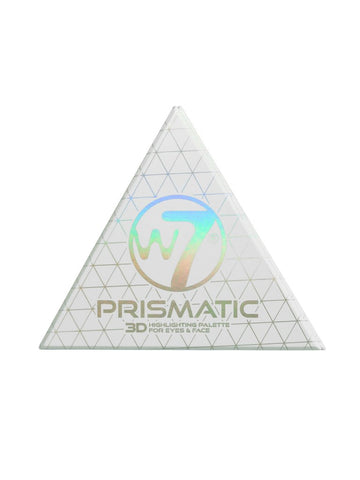 W7 3D Prismatic Eyes & Face Highlighter Palette 3.2g